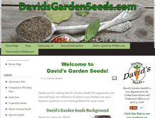 Tablet Screenshot of davids-garden-seeds-and-products.com